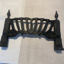 Fireplace Grate Front Black