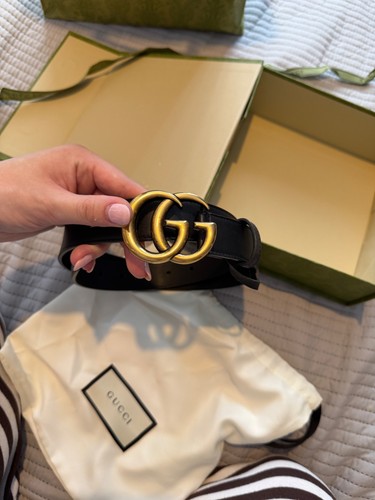 Gucci double marmont belt - gucci-, g