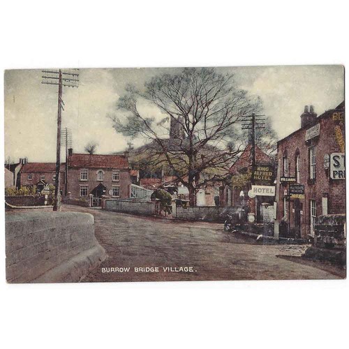 Burrow bridge village showing - burrow,