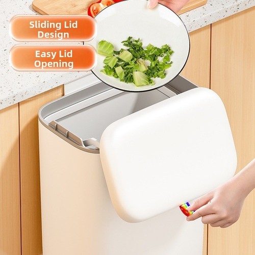 Plastic hanging bin - with, lid