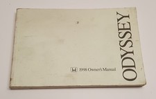 1998 HONDA ODYSSEY OWNERS