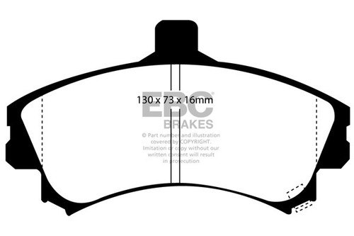 Ebc yellowstuff front brake - ebc,