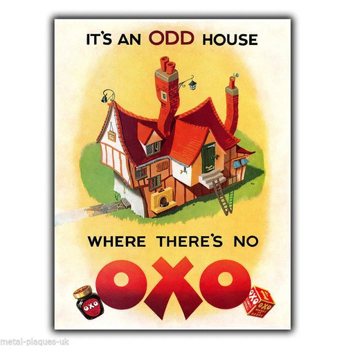Oxo 1950 wall - oxo, plaque
