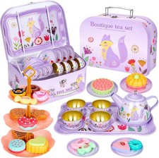 Hnyoou Tea Set for Toddlers Kids Tea Set Tea Sets for Children Tea Party set