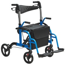 VEVOR 2 in 1 Rollator Walker &