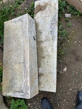 Concrete steps - set of two.
