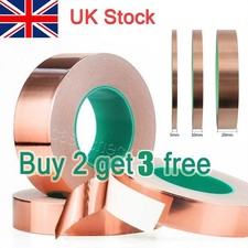 UK Wide Copper Tape Slug, Snail Repellent, Self Adhesive Tape (PAY 2, GET 5)