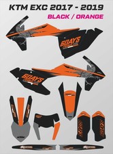 KTM ENDURO EXC GRAPHICS BLACK