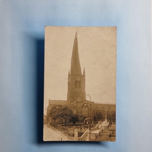 Chesterfield postcard c1920 - postcard,