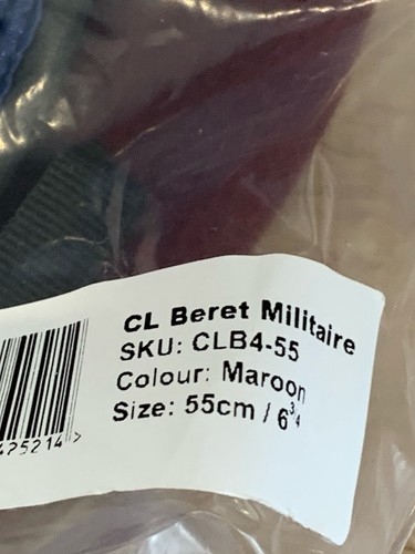 Maroon airborne forces - maroon, beret