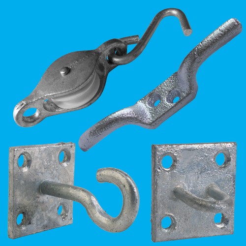 Washing line parts - parts, galvanised