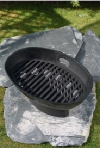 Cast iron fire pit - fire, bowl