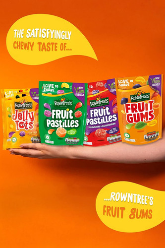 Rowntrees fruit gums sweets - rowntrees,