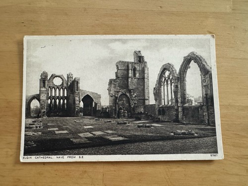 Postcard elgin cathedral - -,