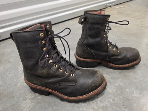 Chippewa men steel toe - 8",