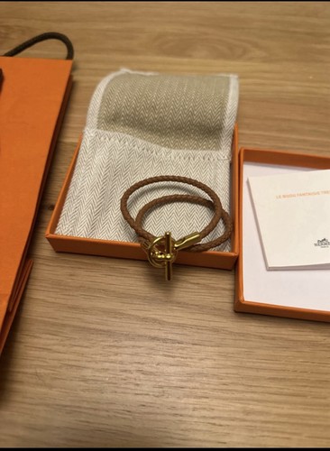 Hermès brown leather double - brown,