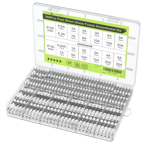 360pcs fast blow glass fuse - 360pcs,