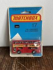 Vintage 1980s Matchbox  17 The Londoner Bus Bisto Kids Toy Sealed On Card