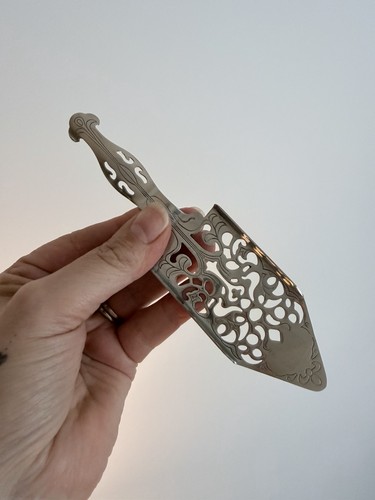 Stainless steel absinthe spoon - steel,