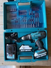 Makita Cordless Combi Drill HP457DWEX2 18V 1.5Ah Li-ion 2 batteries