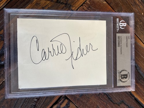 Carrie fisher cut - carrie, autograph
