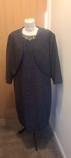 special occasion joanna hope grey dress and jacket Size 28