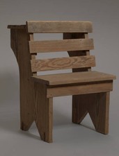 Wooden school desk with desk
