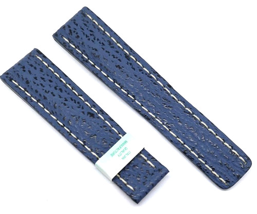 Watch strap 22mm blue shark - blue,