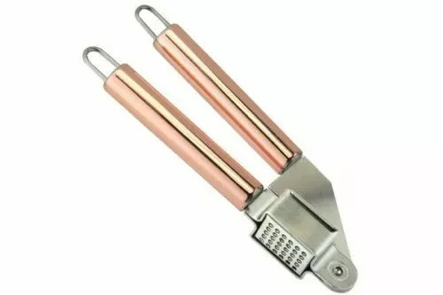 Copper garlic press - copper,