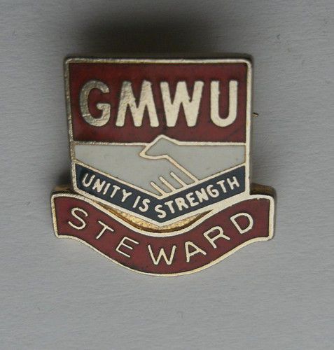 Trade union pin - -, gmwu