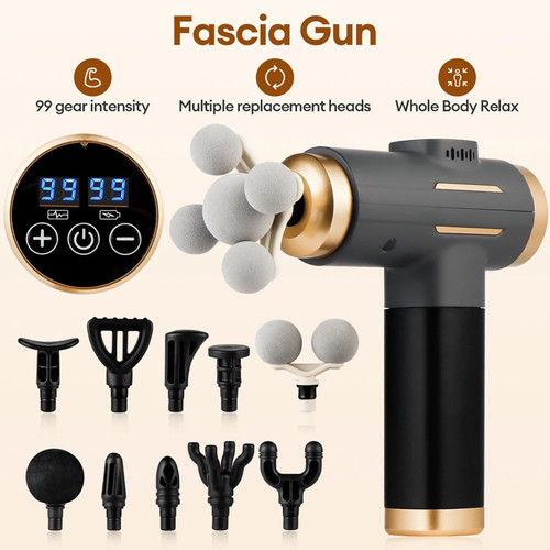Electric massage gun - 11-in-1,