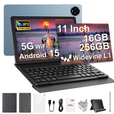 11Inch Android15. Tablet PC 16GB RAM 256GB ROM Dual Camera 13MP WIFI 8000mAh IPS