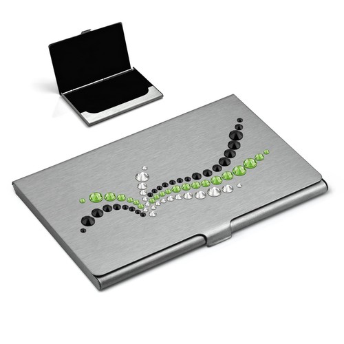 Business card holder decorated - business,
