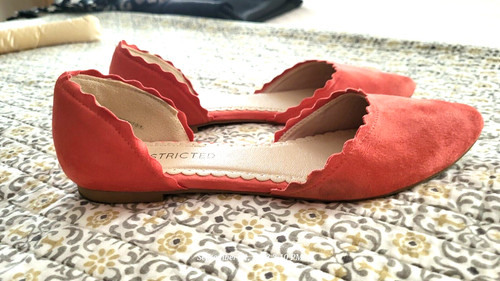 Restricted flats color orange - restricted,