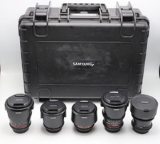 EX-HIRE Samyang VDSLR 5-Lens Kit (14mm/24mm/35mm/50mm/85mm) for Canon EF
