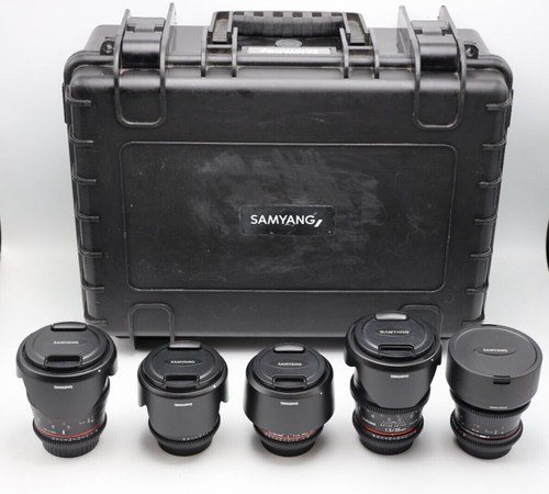 Samyang vdslr lens kit - vdslr, 5-lens