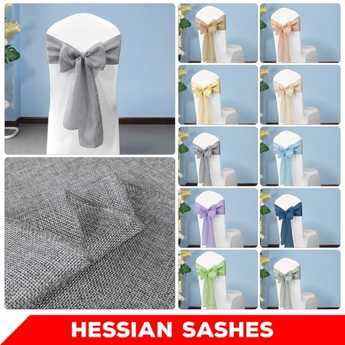 10x burlap hessian sash - burlap,