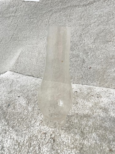 Vintage glass oil lamp funnel - glass,