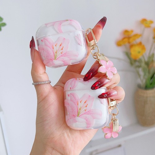 Floral airpods case with - airpods,