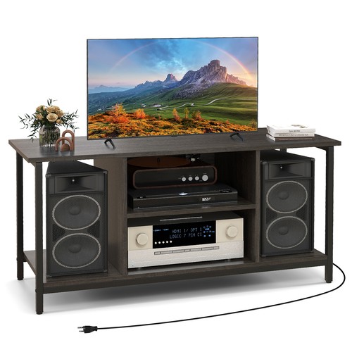 Stand with power outlet - tv,