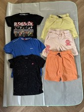 Boys Age 9-10 Shorts and T-shirt Clothing Bundle (6 Items)
