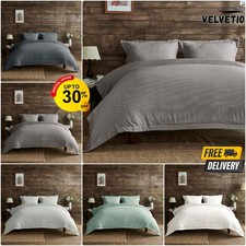 Luxury Seersucker Duvet Cover