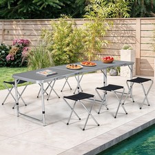 5/7PCS Folding Table Chair Set