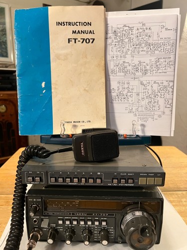 Yaesu 707 transceiver - yaesu, hf