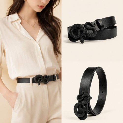 Women creative black waist - women,