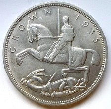 1935 JUBILEE SILVER CROWN COIN