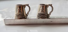 Whitbread Tankard Miniatures   Mid Century Souvenir Advertising Circa 1cm high