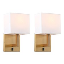 Industrial Pair of Wall Lights