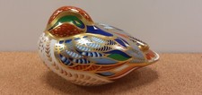 Royal Crown Doulton Paperweight Teal Duck
