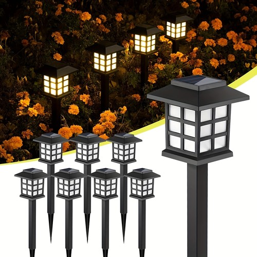 Solar garden lights outdoor - garden,
